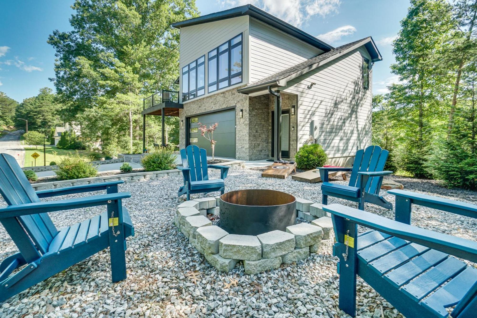 Luxury Modern Home On Golf Course With Game Room! Helen Exterior photo